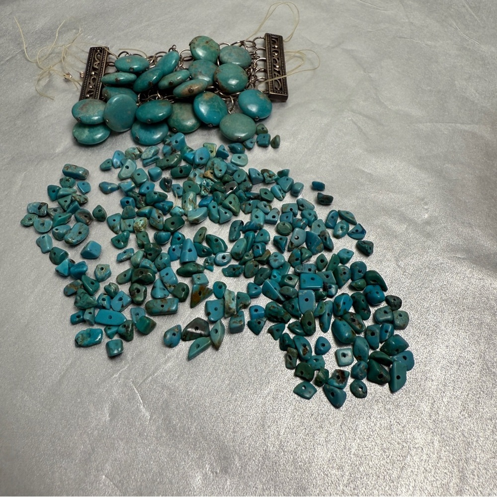 Studio Barse Genuine Turquoise Jewelry Pieces 1.59 oz. Broken Bracelet Jewelry